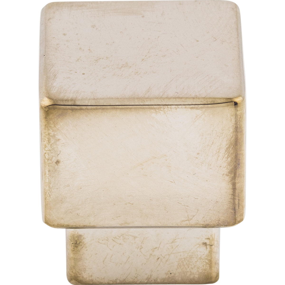Top Knobs TK32PN: 1" Sanctuary Tapered Square Cabinet Knob - Polished Nickel