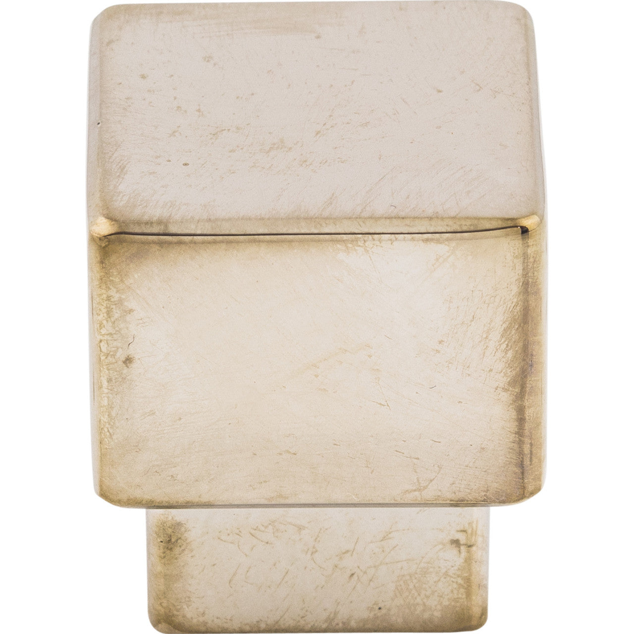 Top Knobs TK32PN: 1" Sanctuary Tapered Square Cabinet Knob - Polished Nickel