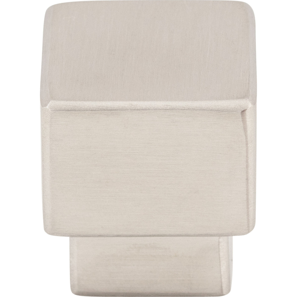 Top Knobs TK32SS: 1" Tapered Square Cabinet Knob - Stainless Steel