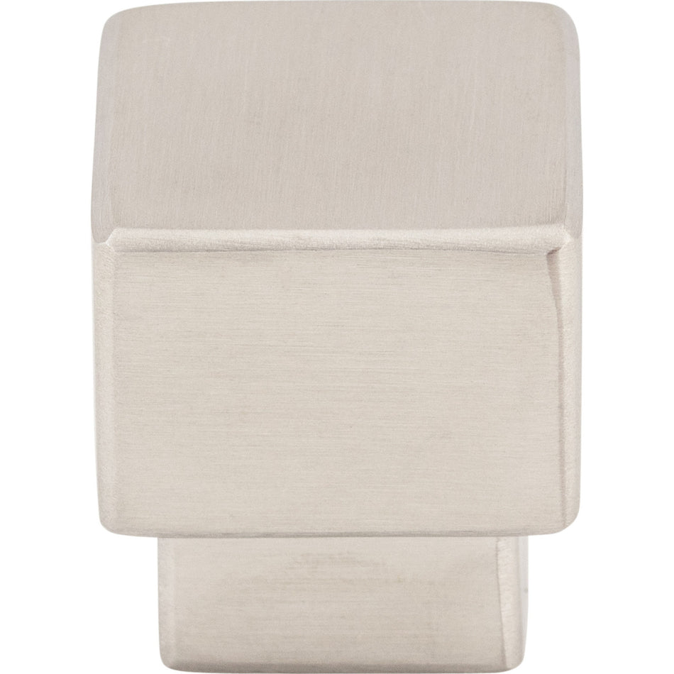Top Knobs TK32SS: 1" Tapered Square Cabinet Knob - Stainless Steel