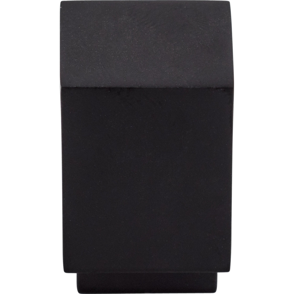 Top Knobs TK33BLK: 3/4" Sanctuary Linear Cube Cabinet Knob - Flat Black