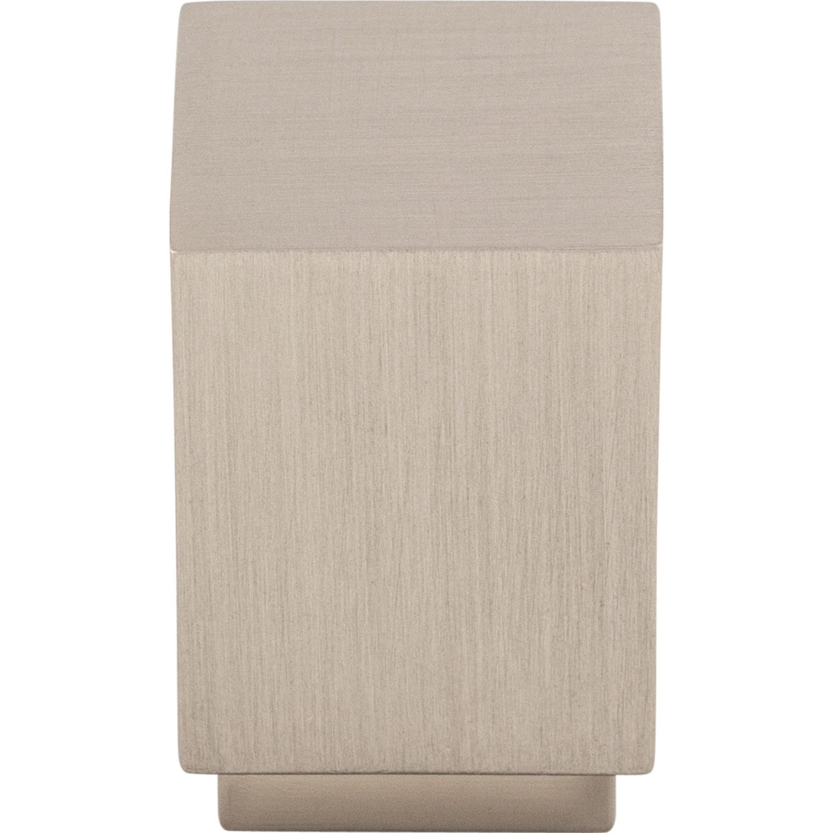 Top Knobs TK33BSN: 3/4" Sanctuary Linear Cube Cabinet Knob - Brushed Satin Nickel
