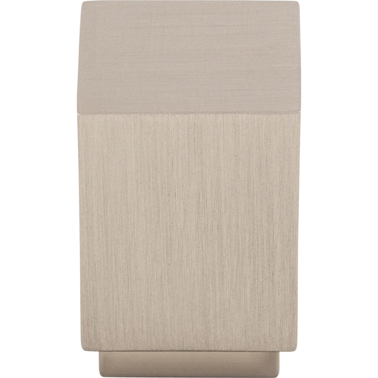 Top Knobs TK33BSN: 3/4" Sanctuary Linear Cube Cabinet Knob - Brushed Satin Nickel