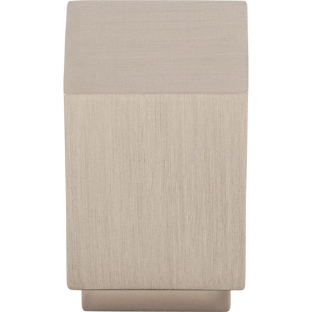 Top Knobs TK33BSN: 3/4" Sanctuary Linear Cube Cabinet Knob - Brushed Satin Nickel