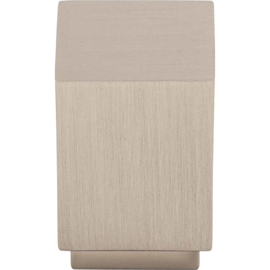 Top Knobs TK33BSN: 3/4" Sanctuary Linear Cube Cabinet Knob - Brushed Satin Nickel