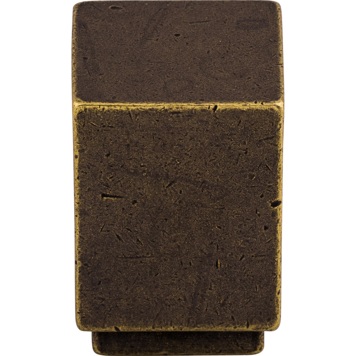 Top Knobs TK33GBZ: 3/4" Sanctuary Linear Cube Cabinet Knob - German Bronze
