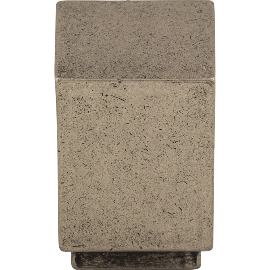 Top Knobs TK33PTA: 3/4" Sanctuary Linear Cube Cabinet Knob - Pewter Antique