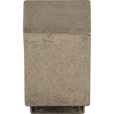 Top Knobs TK33PTA: 3/4" Sanctuary Linear Cube Cabinet Knob - Pewter Antique
