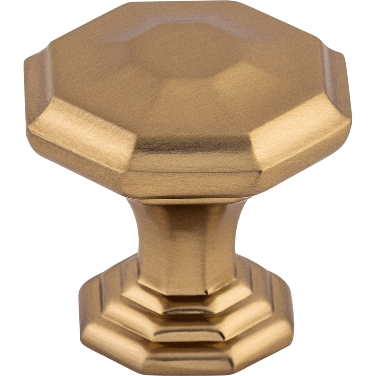 Top Knobs TK340HB: 1-1/8" Chalet Octagon Cabinet Knob - Honey Bronze