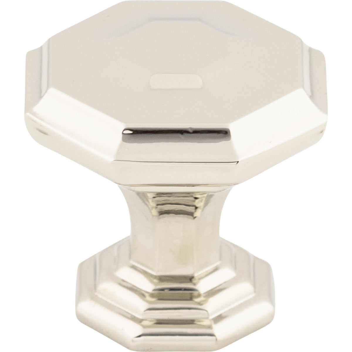 Top Knobs TK340PN: 1-1/8" Chalet Octagon Cabinet Knob - Polished Nickel