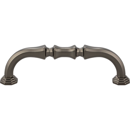 Top Knobs TK341AG: 3-3/4" cc Chalet D-Handle Cabinet Pull - Ash Gray