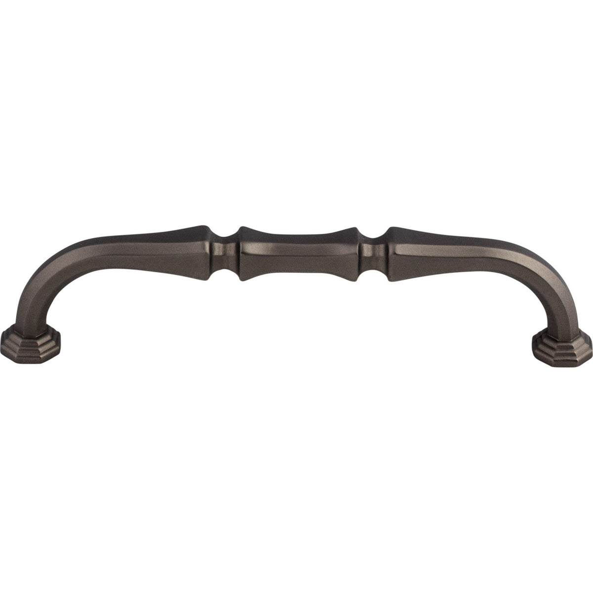 Top Knobs TK342AG: 5" cc Chalet D-Handle Cabinet Pull - Ash Gray