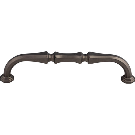 Top Knobs TK342AG: 5" cc Chalet D-Handle Cabinet Pull - Ash Gray
