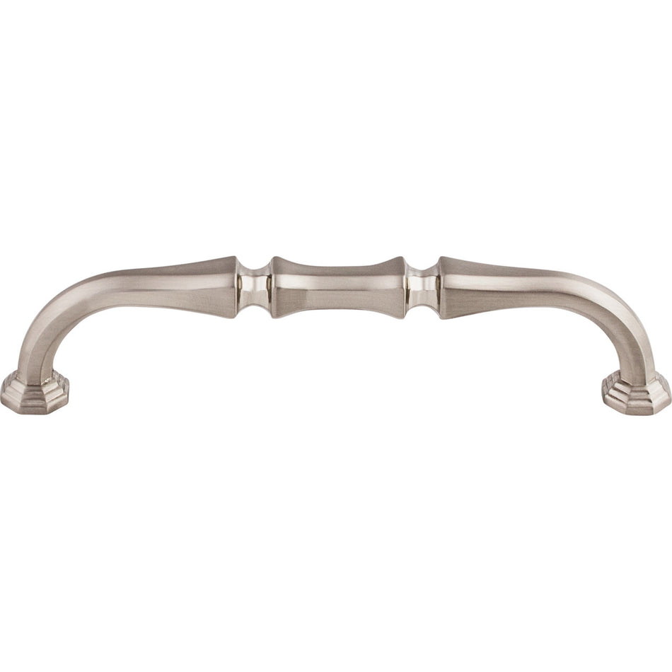 Top Knobs TK342BSN: 5" cc Chalet D-Handle Cabinet Pull - Brushed Satin Nickel