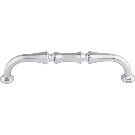 Top Knobs TK342PC: 5" cc Chalet D-Handle Cabinet Pull - Polished Chrome
