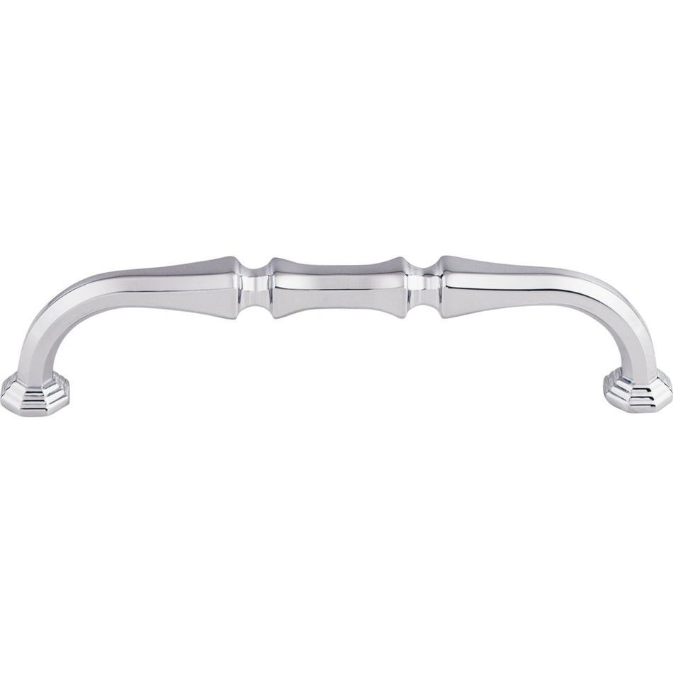 Top Knobs TK342PC: 5" cc Chalet D-Handle Cabinet Pull - Polished Chrome