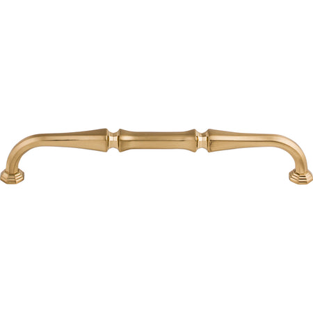 Top Knobs TK343HB: 7" cc Chalet D-Handle Cabinet Pull - Honey Bronze