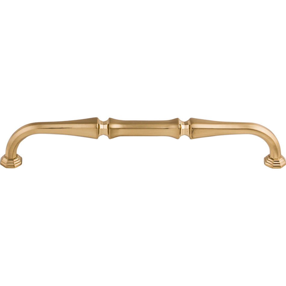 Top Knobs TK343HB: 7" cc Chalet D-Handle Cabinet Pull - Honey Bronze