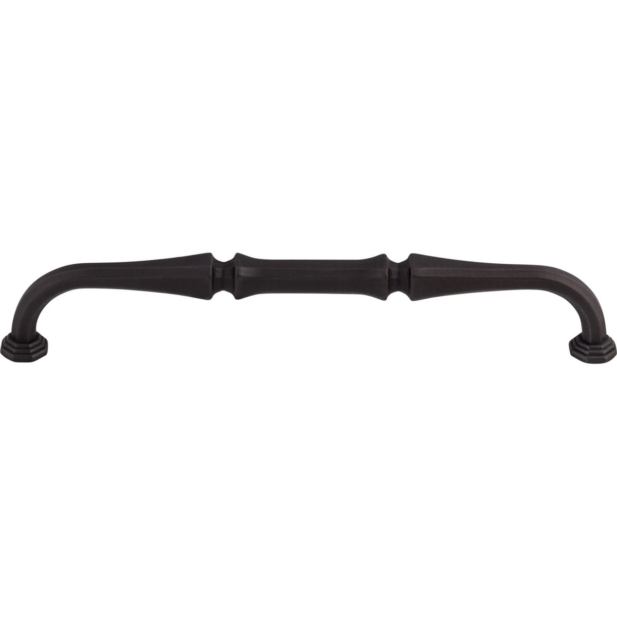 Top Knobs TK343SAB: 7" cc Chalet D-Handle Cabinet Pull - Sable