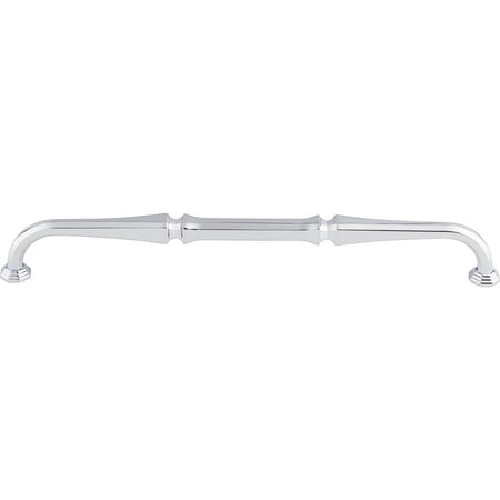 Top Knobs TK344PC: 9" cc Chalet D-Handle Cabinet Pull - Polished Chrome