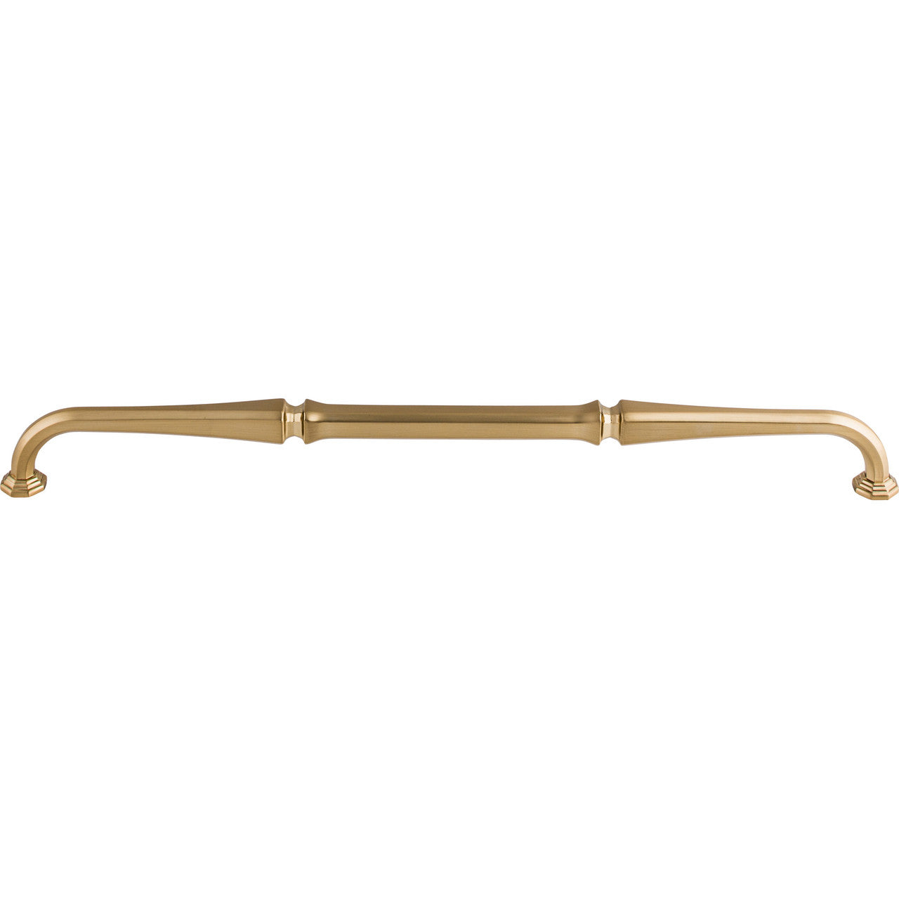 Top Knobs TK345HB: 12" cc Chalet D-Handle Cabinet Pull - Honey Bronze