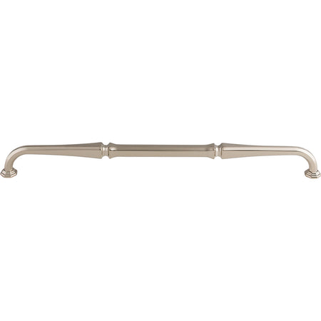Top Knobs TK345PN: 12" cc Chalet D-Handle Cabinet Pull - Polished Nickel
