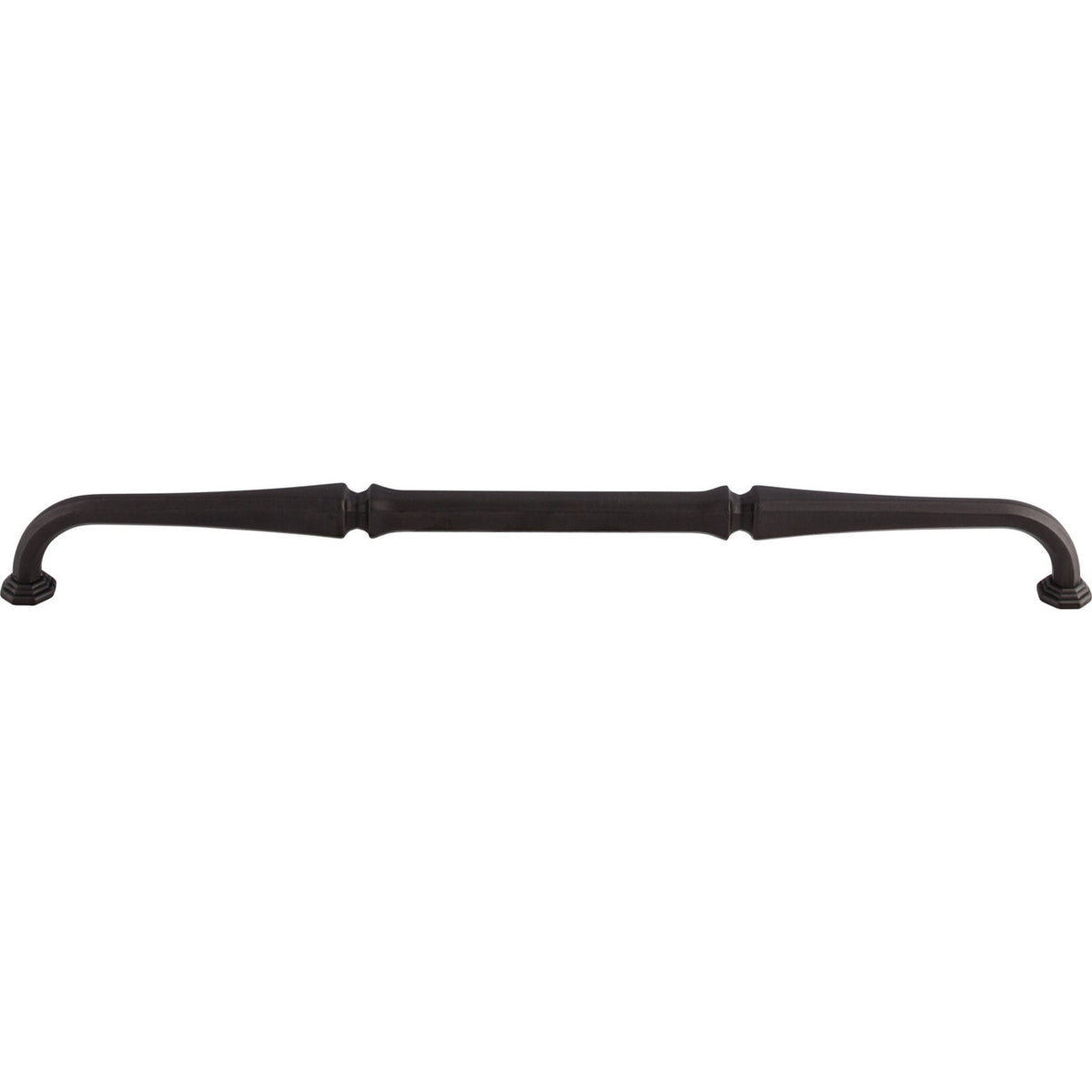 Top Knobs TK345SAB: 12" cc Chalet D-Handle Cabinet Pull - Sable