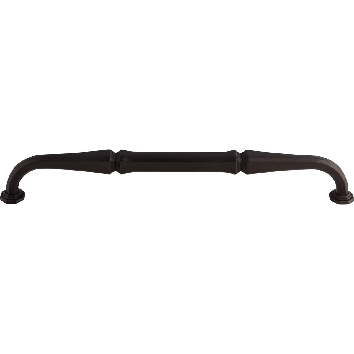 Top Knobs TK346SAB: 12" cc Chalet D-Handle Appliance Pull - Sable