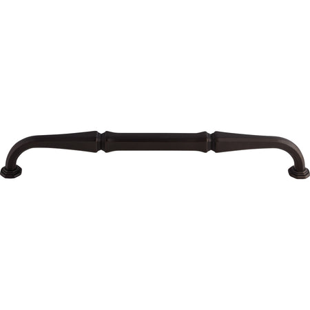 Top Knobs TK346SAB: 12" cc Chalet D-Handle Appliance Pull - Sable