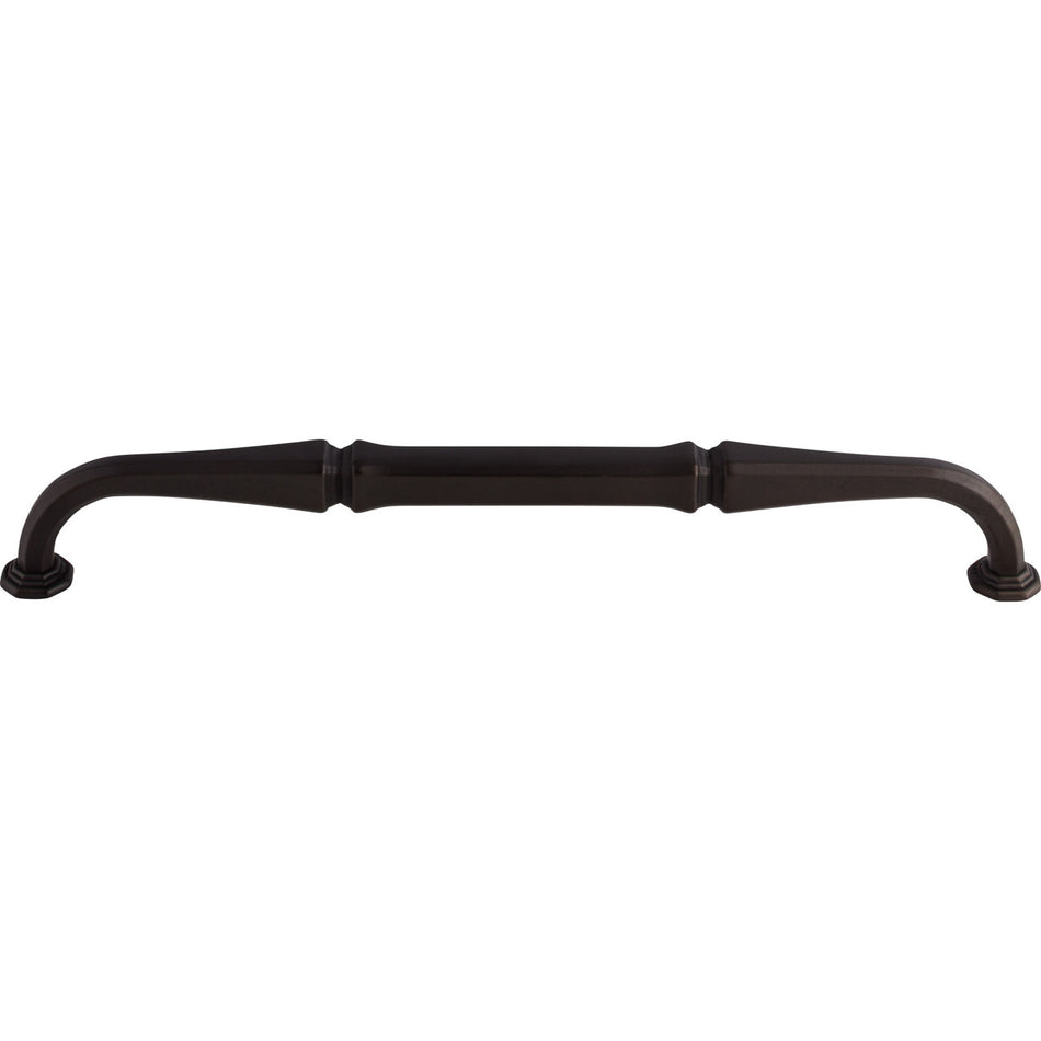 Top Knobs TK346SAB: 12" cc Chalet D-Handle Appliance Pull - Sable