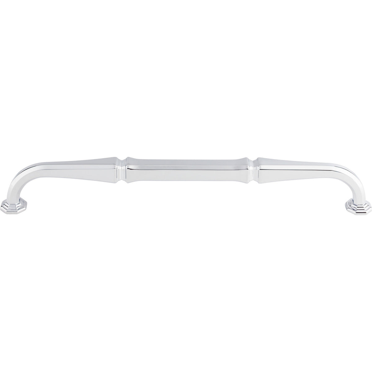 Top Knobs TK347PC: 18" cc Chalet D-Handle Appliance Pull - Polished Chrome
