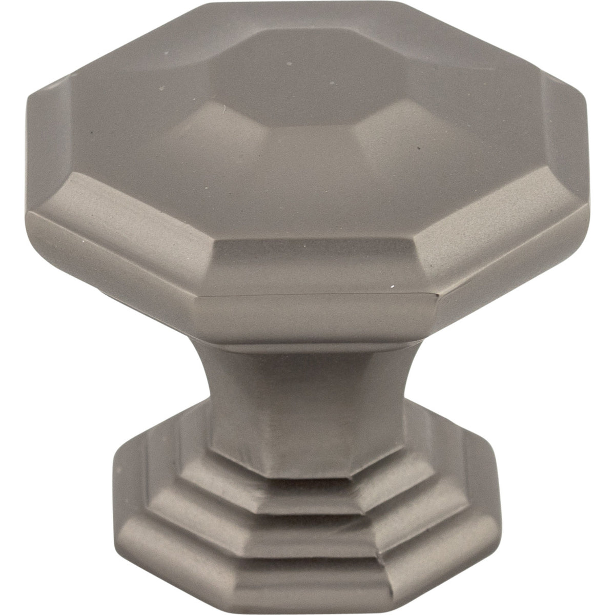 Top Knobs TK348AG: 1-1/2" Chalet Octagon Cabinet Knob - Ash Gray