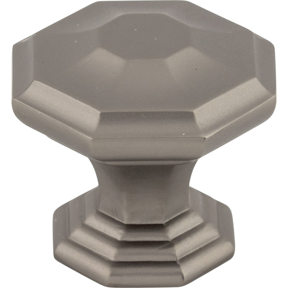 Top Knobs TK348AG: 1-1/2" Chalet Octagon Cabinet Knob - Ash Gray