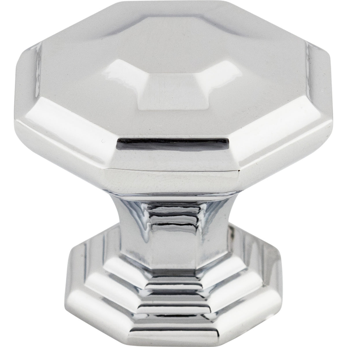 Top Knobs TK348PC: 1-1/2" Chalet Octagon Cabinet Knob - Polished Chrome