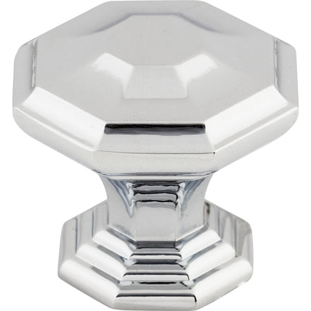 Top Knobs TK348PC: 1-1/2" Chalet Octagon Cabinet Knob - Polished Chrome