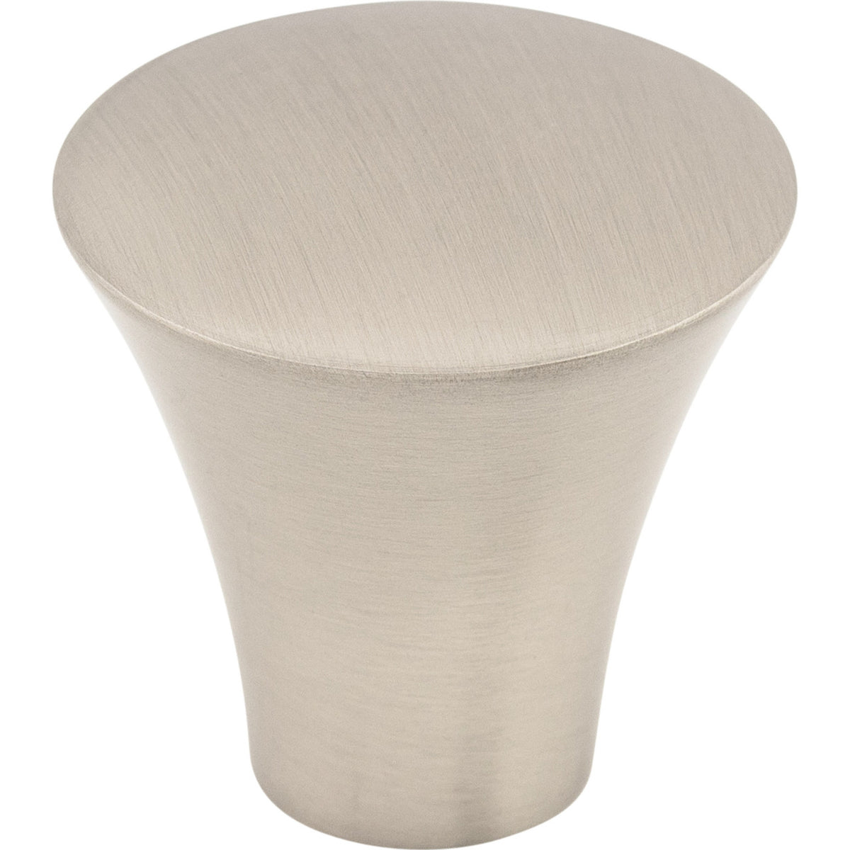 Top Knobs TK380BSN: 1-1/8" Shrewsbury Tapered Cabinet Knob - Brushed Satin Nickel