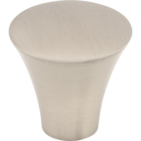 Top Knobs TK380BSN: 1-1/8" Shrewsbury Tapered Cabinet Knob - Brushed Satin Nickel