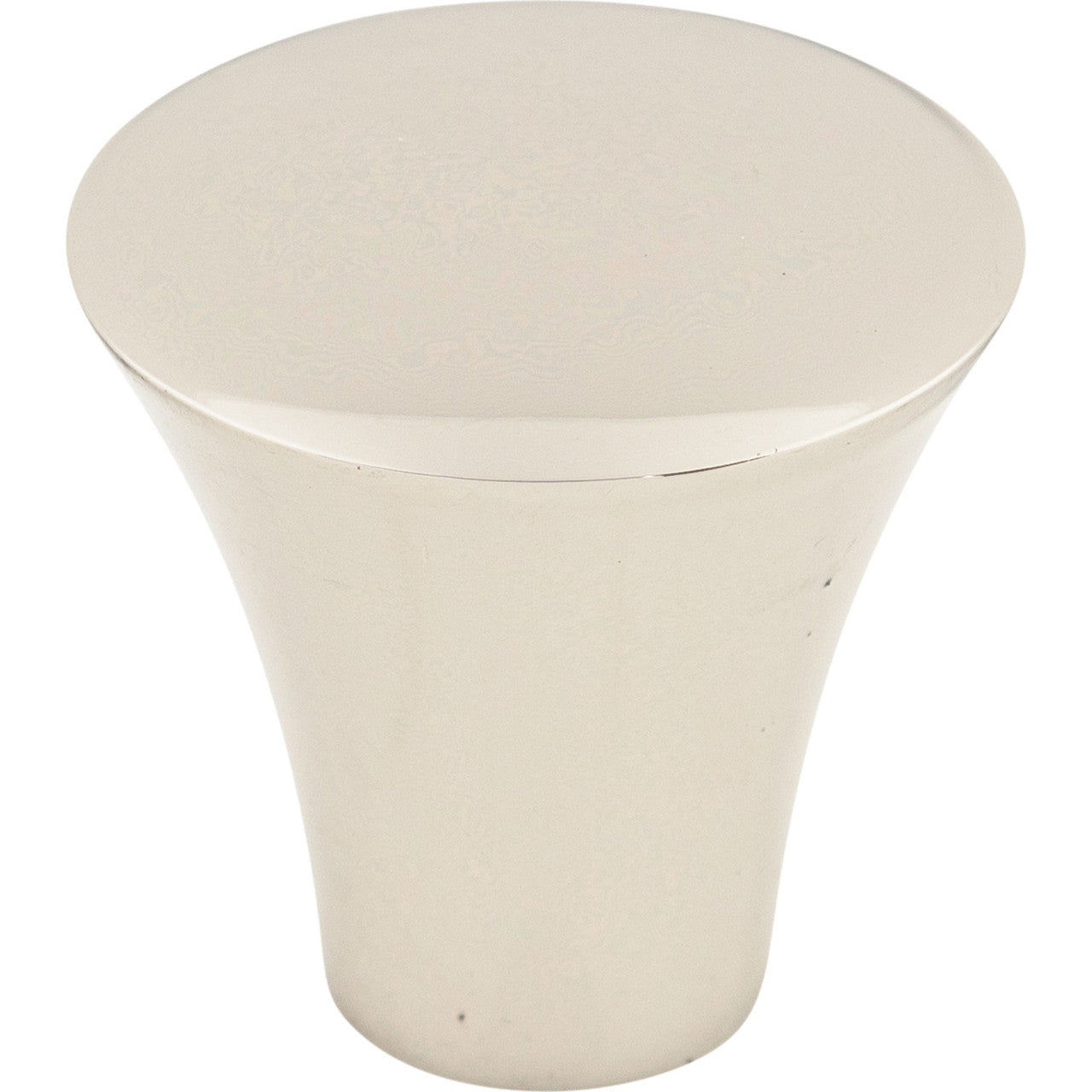 Top Knobs TK380PN: 1-1/8" Shrewsbury Tapered Cabinet Knob - Polished Nickel