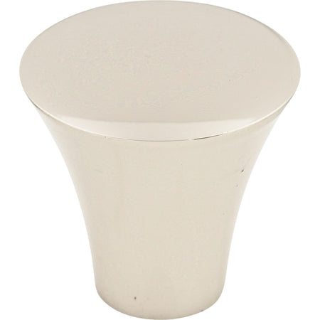 Top Knobs TK380PN: 1-1/8" Shrewsbury Tapered Cabinet Knob - Polished Nickel