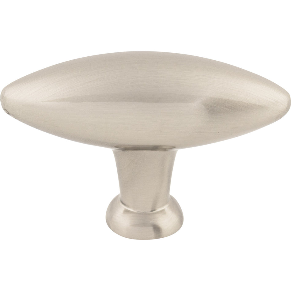 Top Knobs TK381BSN: 2-5/16" Shrewsbury T-Bar Cabinet Knob - Brushed Satin Nickel