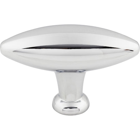 Top Knobs TK381PC: 2-5/16" Shrewsbury T-Bar Cabinet Knob - Polished Chrome