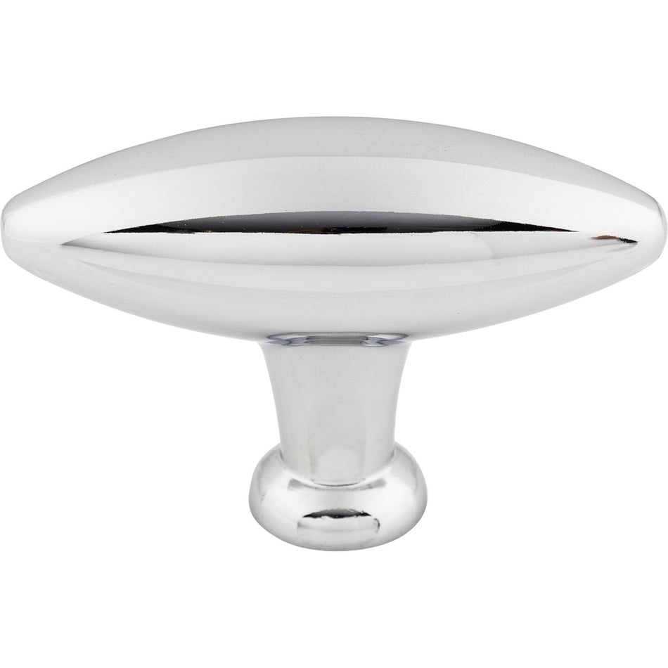 Top Knobs TK381PC: 2-5/16" Shrewsbury T-Bar Cabinet Knob - Polished Chrome