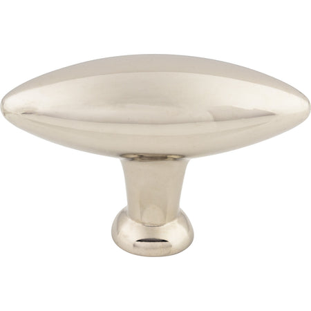 Top Knobs TK381PN: 2-5/16" Shrewsbury Tapered Cabinet Knob - Polished Nickel