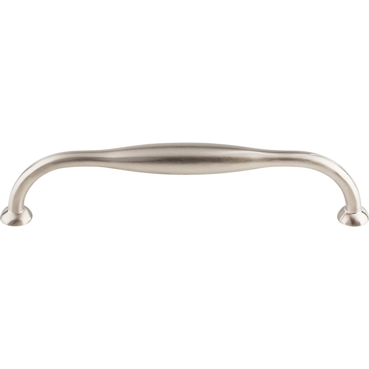 Top Knobs TK382BSN: 6-5/16" cc Shrewsbury D-Handle Cabinet Pull - Brushed Satin Nickel