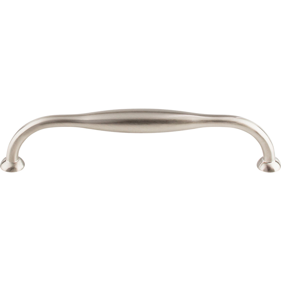 Top Knobs TK382BSN: 6-5/16" cc Shrewsbury D-Handle Cabinet Pull - Brushed Satin Nickel