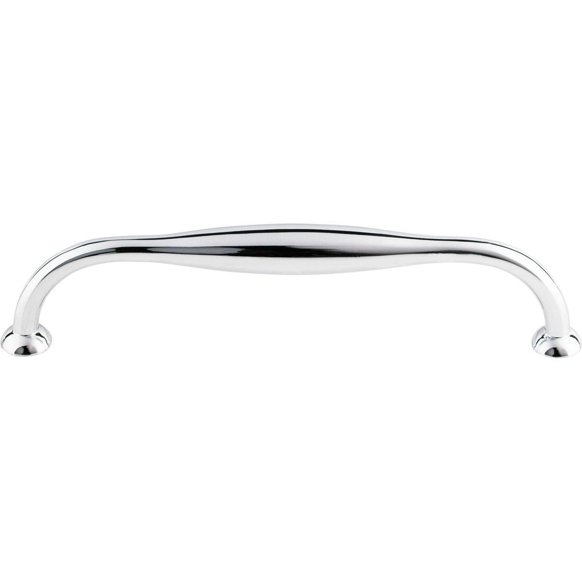 Top Knobs TK382PC: 6-5/16" cc Shrewsbury D-Handle Cabinet Pull - Polished Chrome