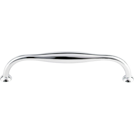 Top Knobs TK382PC: 6-5/16" cc Shrewsbury D-Handle Cabinet Pull - Polished Chrome