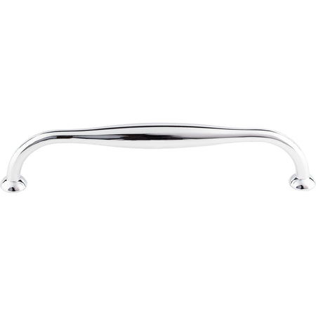 Top Knobs TK383PC: 7-1/2" cc Shrewsbury D-Handle Cabinet Pull - Polished Chrome