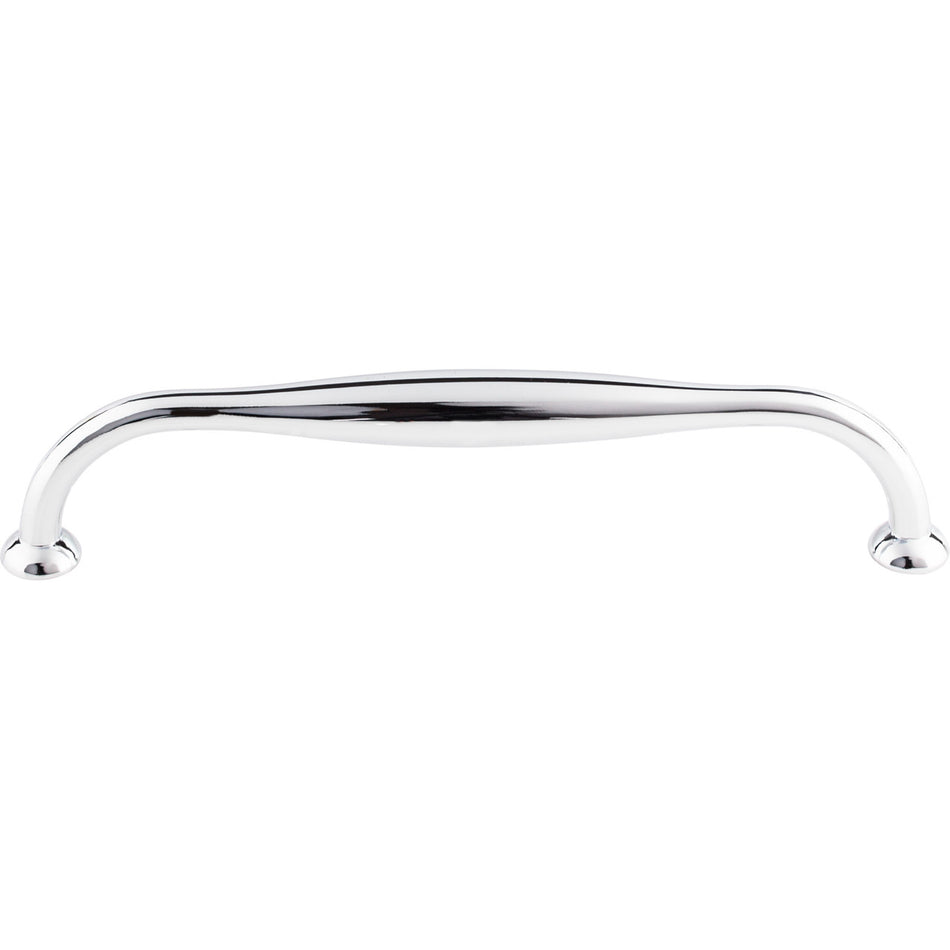 Top Knobs TK383PC: 7-1/2" cc Shrewsbury D-Handle Cabinet Pull - Polished Chrome