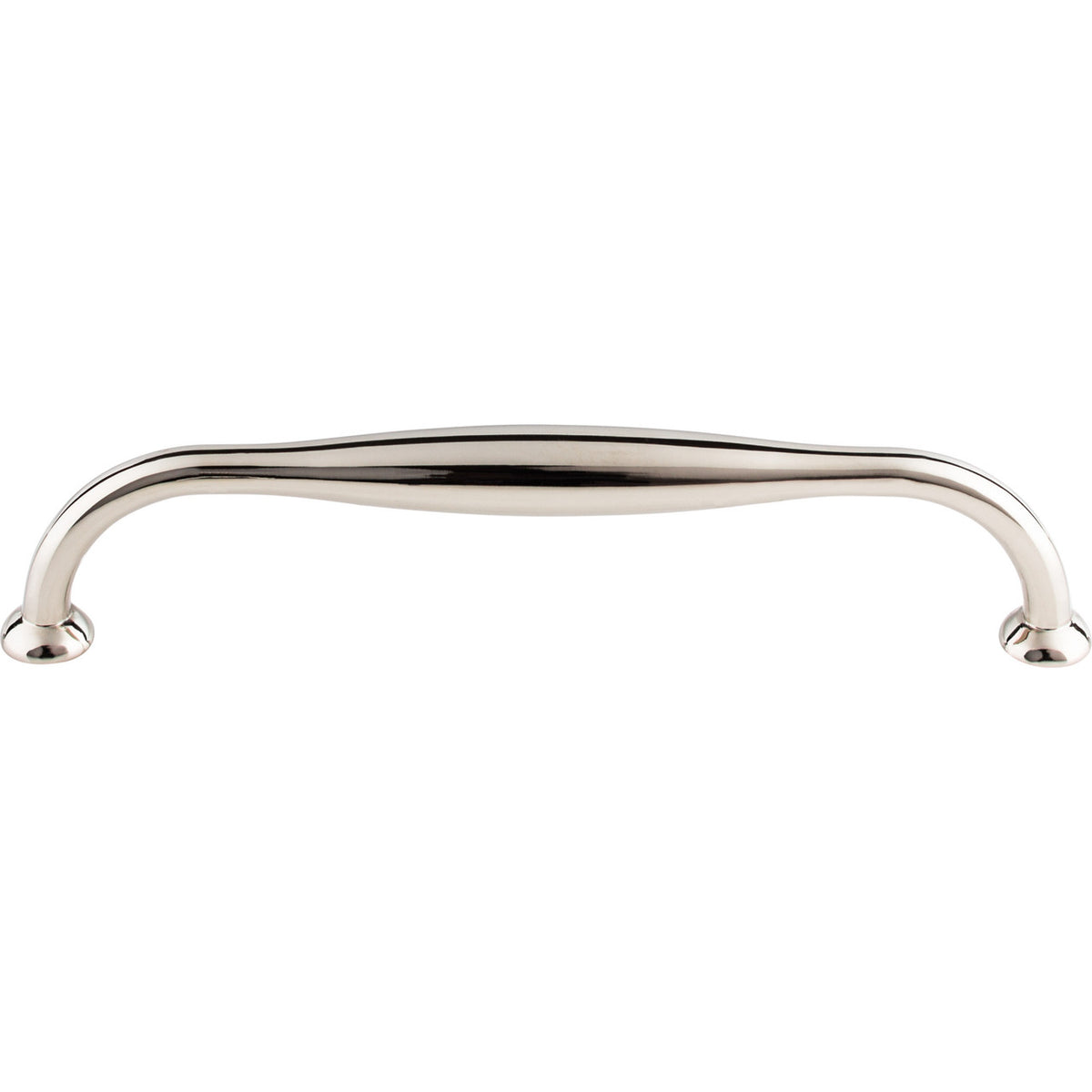 Top Knobs TK383PN: 7-1/2" cc Shrewsbury D-Handle Cabinet Pull - Polished Nickel